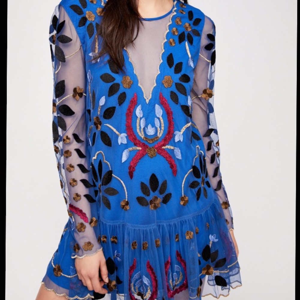Free People Hearts are Wild mini dress